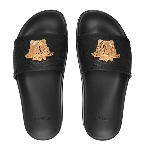 versace sliders womens|versace espadrilles women's.